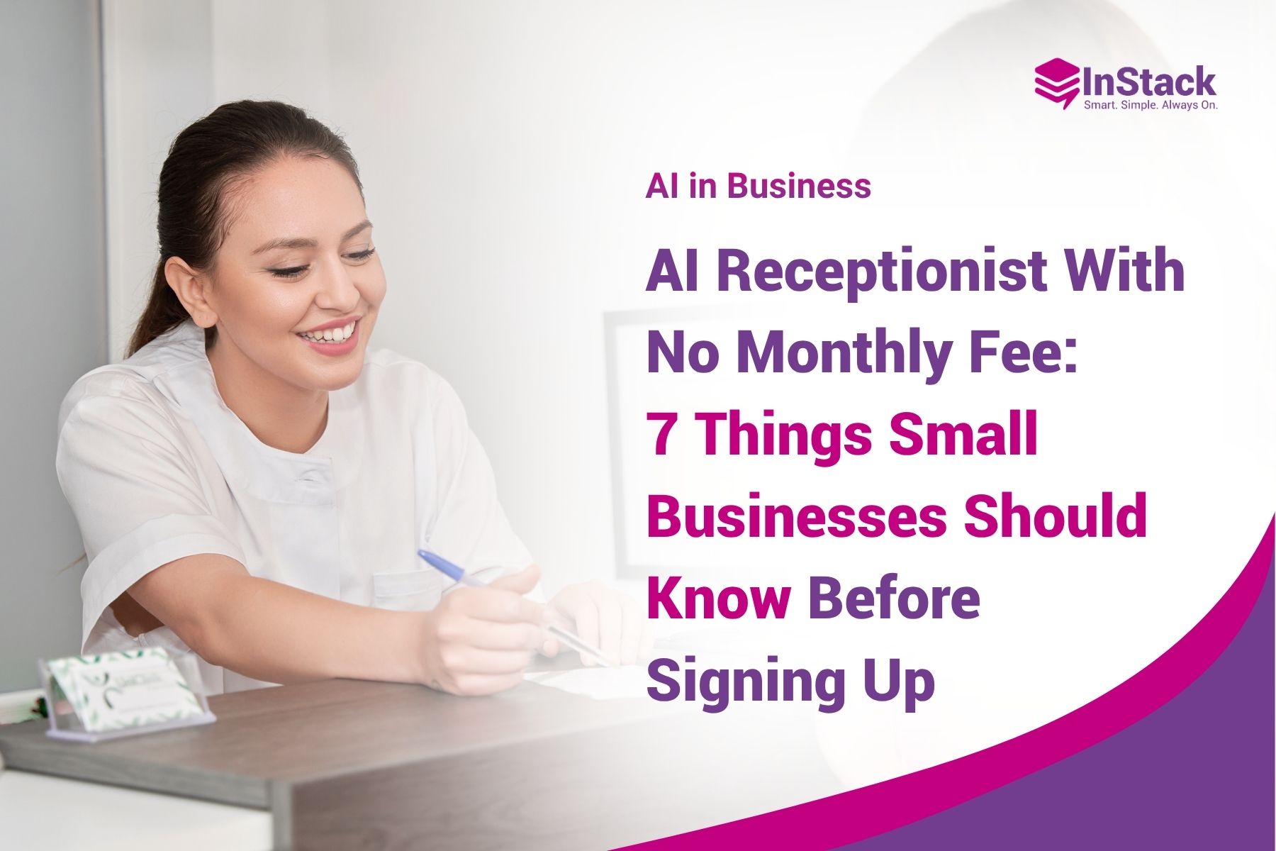 AI Receptionist With No Monthly Fee: 7 Things Small Businesses Should Know Before Signing Up
